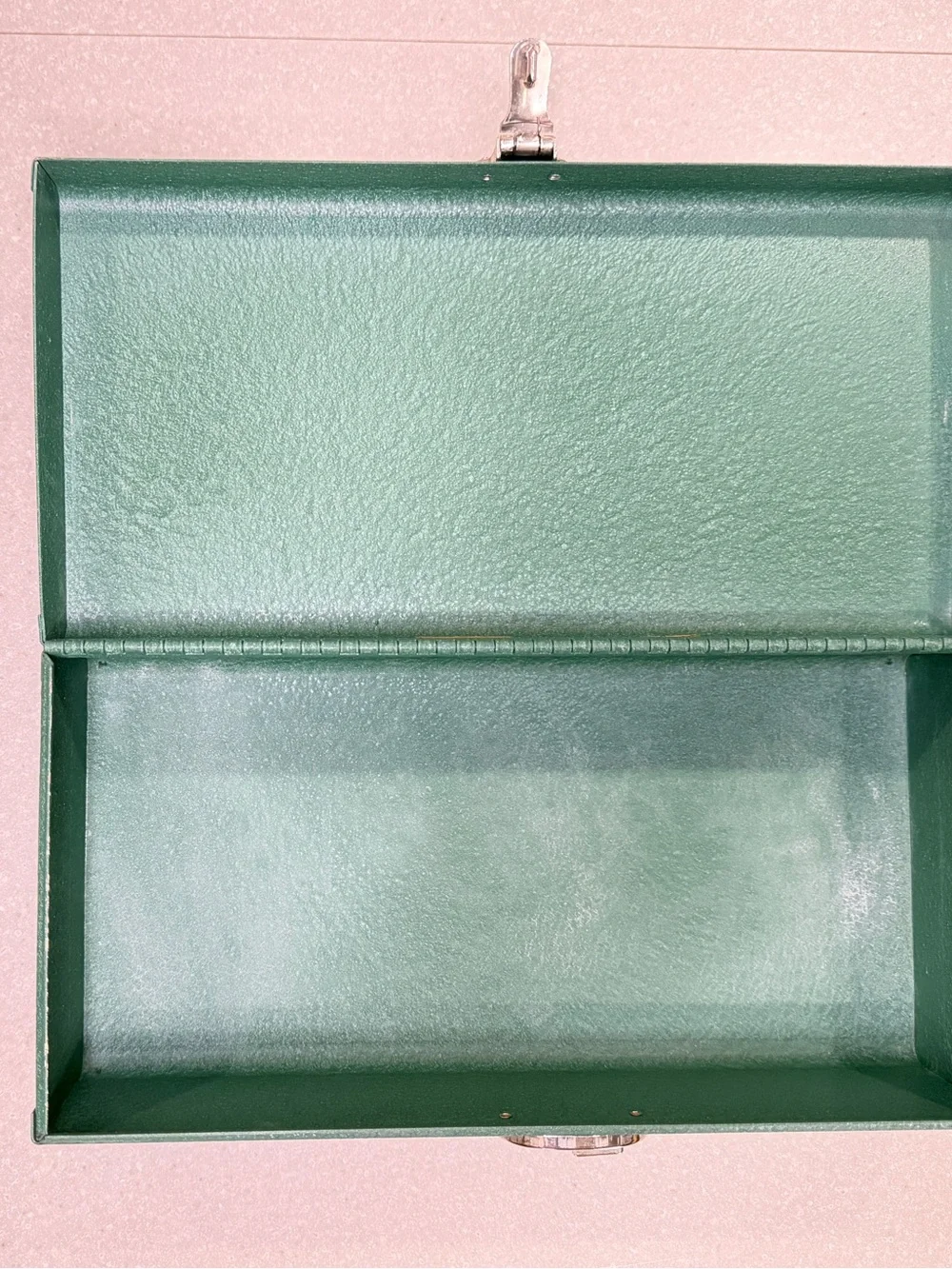 Vintage Steel Box, Green, 1949